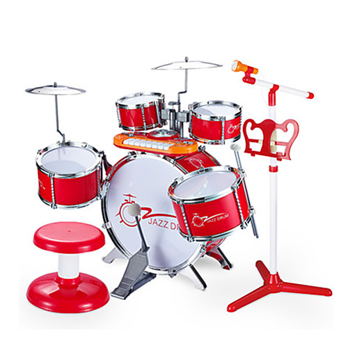 

Drum Set Cool Lovely Plastics Unisex Boys' Girls' Kids Baby 1 pcs Graduation Gifts Toy Gift