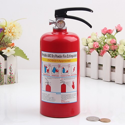 

Piggy Bank / Money Bank 1 pcs Fire Extinguisher Special Designed Creative For Teenager Children's / 14 Years & Up
