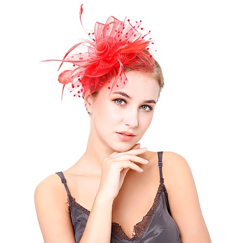 

Women's Kentucky Derby Elegant Vintage Head Jewelry Hat Wedding Party - Solid Colored / All Seasons