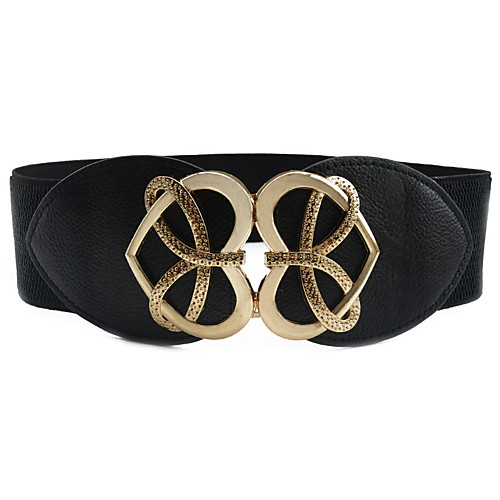 

Women's Work Leather / Alloy Skinny Belt - Solid Colored