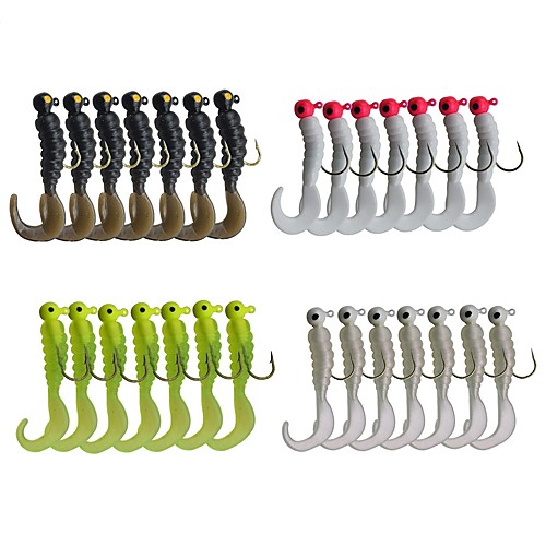 

7 pcs Fishing Lures Soft Bait Shad Floating Bass Trout Pike Sea Fishing Fly Fishing Bait Casting