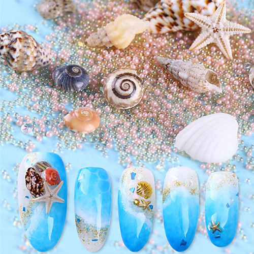

20 pcs Crystal Nail Art Drill Kit For Finger Nail nail art Manicure Pedicure Wedding / Party Evening / Dailywear Metallic