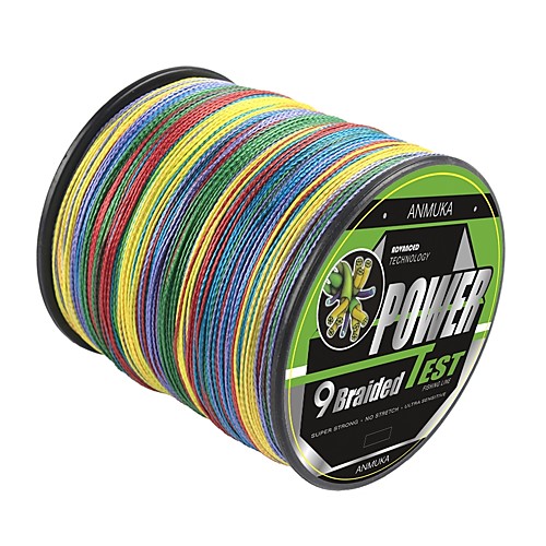 

PE Braided Line / Dyneema / Superline 8 pcs Fishing Line 300M / 330 Yards PE 100LB 90LB 80LB 0.1-0.5 mm Sea Fishing Fly Fishing Bait Casting / Ice Fishing / Spinning / Jigging Fishing / 70LB