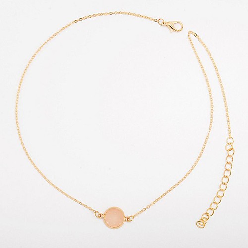 

Women's Pendant Necklace Long Ladies Ethnic Fashion Resin Alloy Gold 425 cm Necklace Jewelry 1pc For Date Birthday