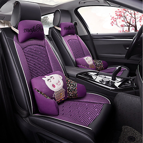 Odeer Car Seat Cushions Seat Covers Black Purple Textile Artificial Leather Common For Universal All Years All Models 2020 Us 262 99