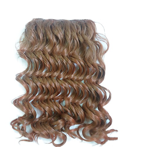 

Synthetic Wig Synthetic Extentions Curly Synthetic Hair 12 inch Hair Extension Clip In Brown 1 pc Heat Resistant Party Women Women's Halloween Daily Daily Wear