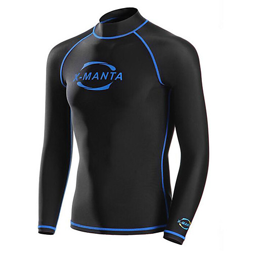 

Dive&Sail Men's Rash Guard Neoprene Breathable Quick Dry Long Sleeve Diving Fashion Spring Summer / Stretchy