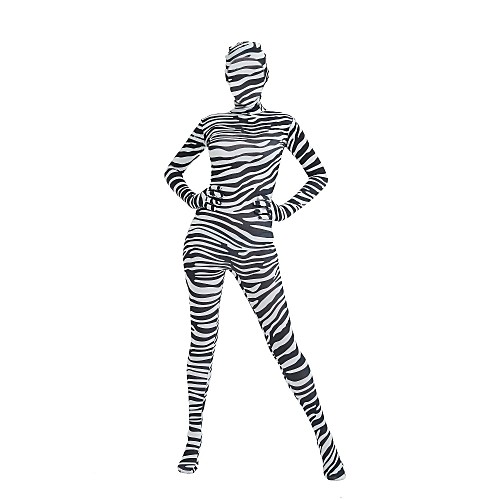 

Patterned Zentai Suits Cosplay Costume Catsuit Adults' Spandex Lycra Cosplay Costumes Sex Men's Women's Zebra Halloween Carnival Masquerade / Skin Suit / High Elasticity