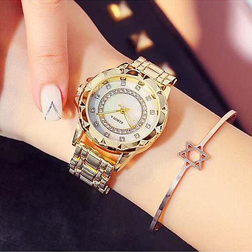 

Women's Dress Watch Wrist Watch Analog Quartz Ladies Casual Watch Imitation Diamond / Two Years / Stainless Steel / Stainless Steel / Japanese