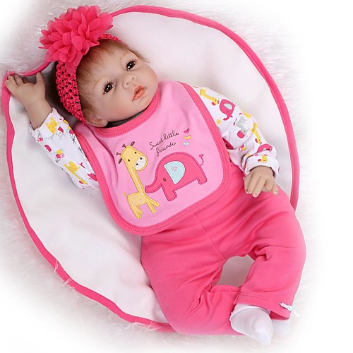 

NPKCOLLECTION 24 inch NPK DOLL Reborn Doll Girl Doll Baby Girl Reborn Toddler Doll lifelike Gift Child Safe Non Toxic Tipped and Sealed Nails with Clothes and Accessories for Girls' Birthday and