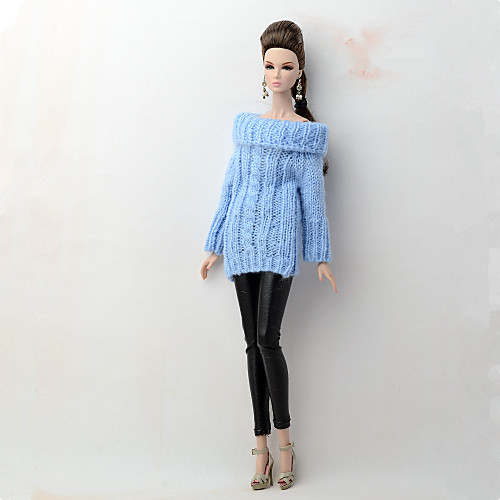

Doll Cardigan & Sweater Seperate Bodies Pants Fashion Textile Tulle Poly / Cotton Faux Leather Lace Wool Fabric Artificial Wool Handmade Toy for Girl's Birthday Gifts / Kids