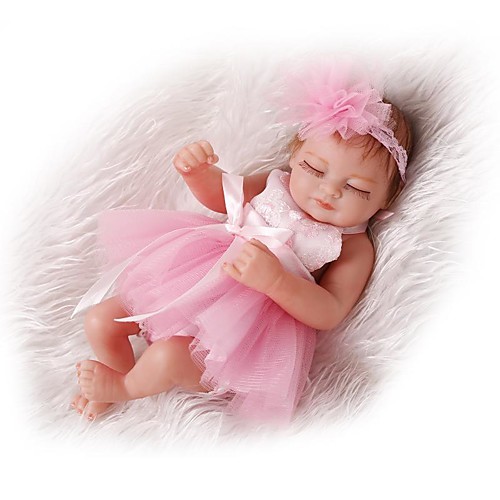 

NPKCOLLECTION 12 inch NPK DOLL Reborn Doll Girl Doll Baby Girl Newborn lifelike Cute Child Safe Non Toxic with Clothes and Accessories for Girls' Birthday and Festival Gifts / Silicone / Vinyl