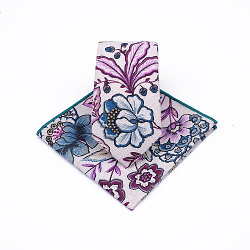 

Unisex Party / Work Necktie - Print Tropical Leaf / Suits
