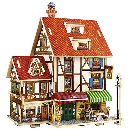 

35 pcs House 3D Jigsaw Puzzle Adult Puzzle Lovely Parent-Child Interaction Jumbo Kid's Adults' Toy Gift