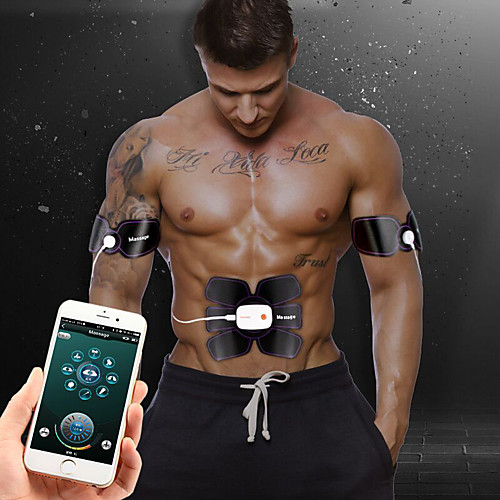 

Abs Stimulator Abdominal Toning Belt EMS Abs Trainer APP Control Bluetooth Smart Rechargeable Electronic Wireless EMS Training Muscle Toning ABS Trainer Fitness Gym Workout For Men Women Leg Abdomen