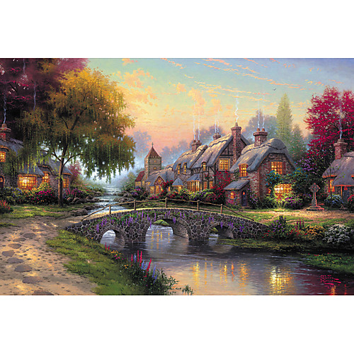 

1000 pcs Novelty Church Jigsaw Puzzle Adult Puzzle Jumbo Wooden Adults' Toy Gift