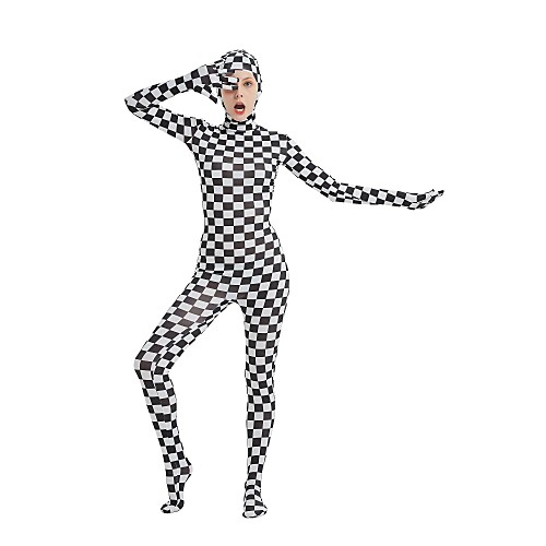 

Patterned Zentai Suits Cosplay Costume Catsuit Adults' Spandex Lycra Cosplay Costumes Sex Men's Women's Check Halloween Carnival Masquerade / Skin Suit / High Elasticity