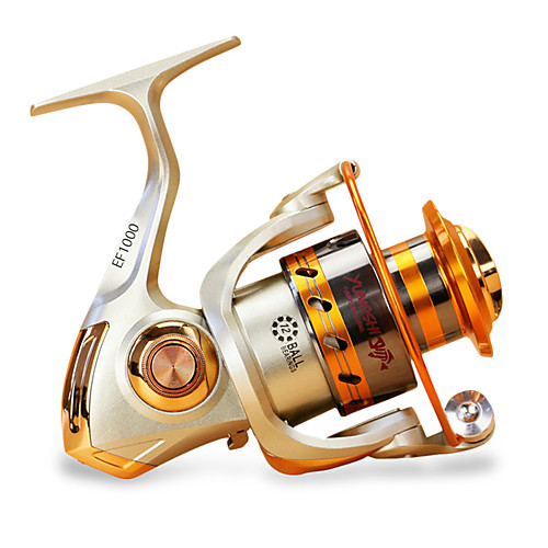 

Fishing Reel Spinning Reel 5.5/1 Gear Ratio12 Ball Bearings Sea Fishing / Carp Fishing / Hand Orientation Exchangable