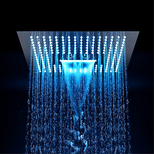 

Thermostatic Rain Shower Chrome Feature - Eco-friendly / LED / Shower, Shower Head
