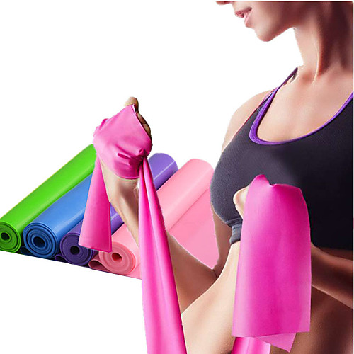 

Exercise Resistance Bands Emulsion Stretchy Strength Training Physical Therapy Yoga Pilates Fitness For Home Office