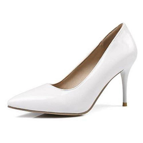 

Women's Heels Stiletto Heel PU Comfort / Basic Pump Spring / Summer Black / White / Yellow / Daily