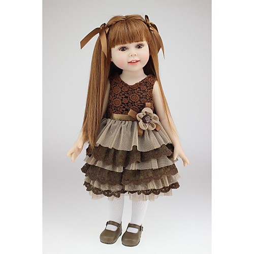 

NPKCOLLECTION 18 inch NPK DOLL Fashion Doll Country Girl Gift Hand Made Child Safe Non Toxic Tipped and Sealed Nails Full Body Silicone Silicone with Clothes and Accessories for Girls' Birthday and