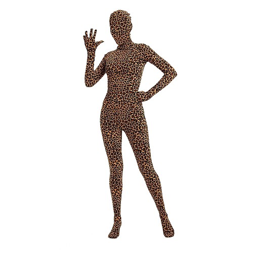 

Patterned Zentai Suits Cosplay Costume Catsuit Adults' Spandex Lycra Cosplay Costumes Men's Women's Cheetah Print Halloween Carnival Masquerade / Skin Suit / High Elasticity