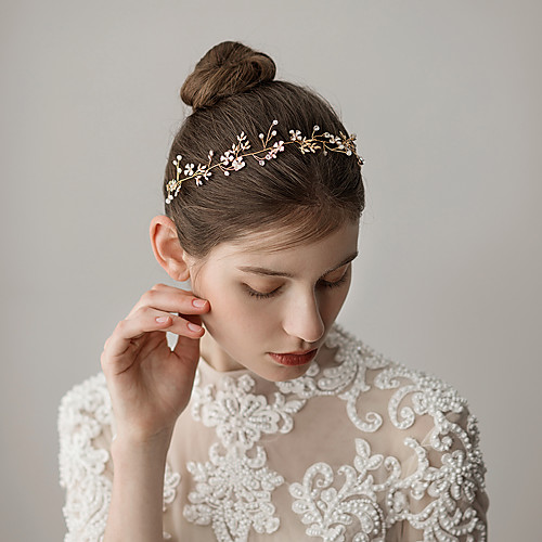 

Alloy Headbands with Flower 1 Piece Wedding / Party / Evening Headpiece
