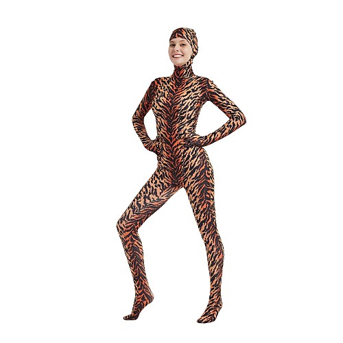 

Patterned Zentai Suits Cosplay Costume Catsuit Adults' Spandex Lycra Cosplay Costumes Sex Men's Women's Brown Animal Fur Pattern Halloween Carnival Masquerade / Skin Suit / High Elasticity
