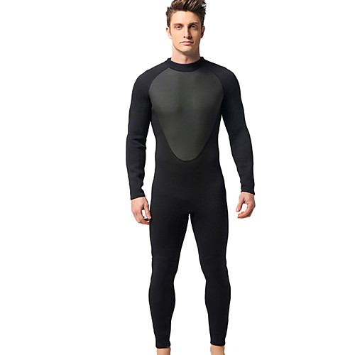 

MYLEDI Men's 3mm Neoprene Diving Suit Thermal / Warm Waterproof Long Sleeve Back Zip - Swimming Diving Classic Spring Summer Fall / Winter