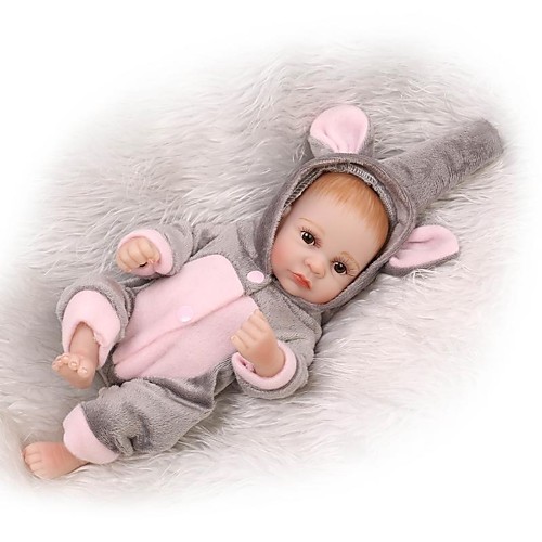 

NPKCOLLECTION 12 inch NPK DOLL Reborn Doll Baby Boy Newborn Gift Artificial Implantation Brown Eyes Full Body Silicone with Clothes and Accessories for Girls' Birthday and Festival Gifts