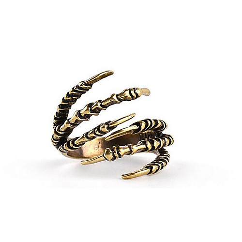 

Men's Open Ring 1pc Gold Alloy Six Prongs Vintage European Steampunk Carnival Masquerade Jewelry