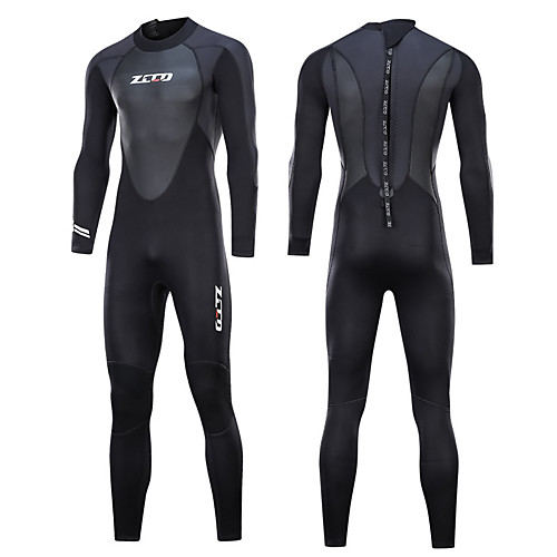 

ZCCO Men's Full Wetsuit 3mm SCR Neoprene Diving Suit Thermal Warm Anatomic Design Quick Dry Long Sleeve Back Zip - Swimming Diving Surfing Fall Winter Spring / Stretchy / Summer / Stretchy