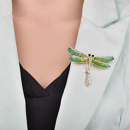 

Women's Brooches 3D Ladies Cartoon European Brooch Jewelry Green For Evening Party Office & Career