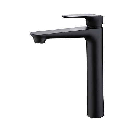 

Bathroom Sink Faucet - Widespread Black Centerset Single Handle One HoleBath Taps