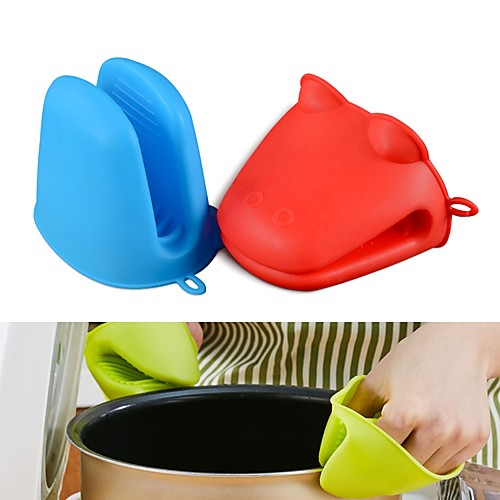 

Hippo Frog Shape Silicone Insulated Gloves Oven Mitt Heat Resistant