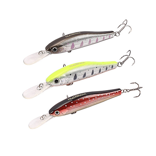 

1 pcs Fishing Lures Hard Bait Minnow Floating Bass Trout Pike Sea Fishing Bait Casting Spinning