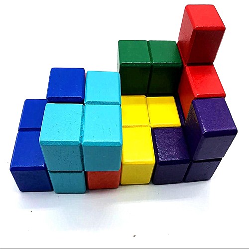 

Interlocking Blocks Geometric Pattern Classic Theme Traditional Kid's Child's All Boys' Girls' Toy Gift