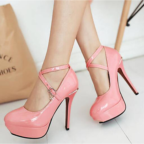 

Women's Heels Stiletto Heel PU(Polyurethane) Comfort Spring White / Black / Pink / Daily / EU36
