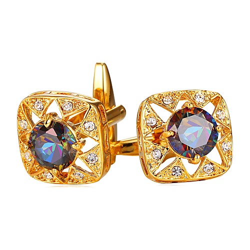 

Cufflinks Formal Fashion Brooch Jewelry Silver Golden For Gift Daily