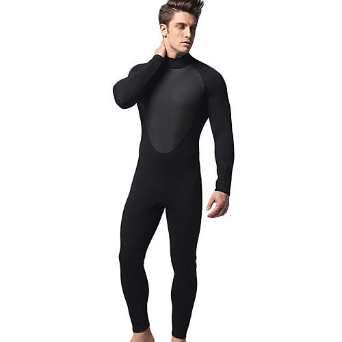 

Men's Full Wetsuit 3mm Diving Suit Thermal / Warm Long Sleeve Back Zip - Diving Classic Spring Summer Fall / Winter