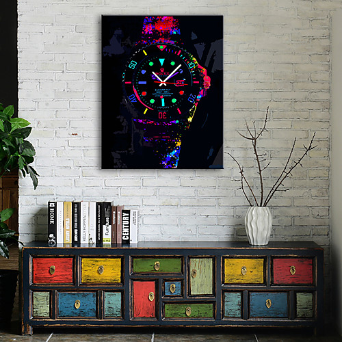 

Modern Style Plastic Square Classic Theme Indoor Battery Decoration Wall Clock Analog Specification No