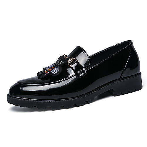 

Men's Formal Shoes Faux Leather Fall & Winter Loafers & Slip-Ons Gold / Black / Wedding / Party & Evening / Wedding / Party & Evening