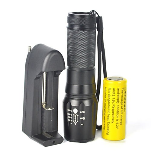 

LED Flashlights / Torch Flashlight Kits 3000 lm LED Emitters 5 Mode with Battery and Charger Portable Easy Carrying Camping / Hiking Hunting Fishing United Kingdom AU EU USA / Cycling / Bike