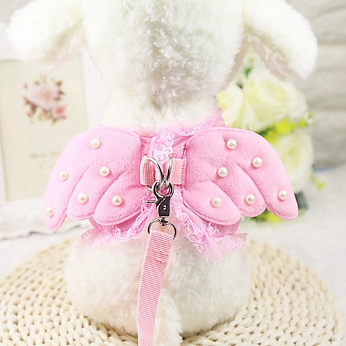 

Rodents Dog Cat Harness Leash Mini Walking Cute and Cuddly Bowknot Bowknot PU Leather / Polyurethane Leather Husky Alaskan Malamute Japanese Spitz Beagle Shiba Inu Pug Pink Blue