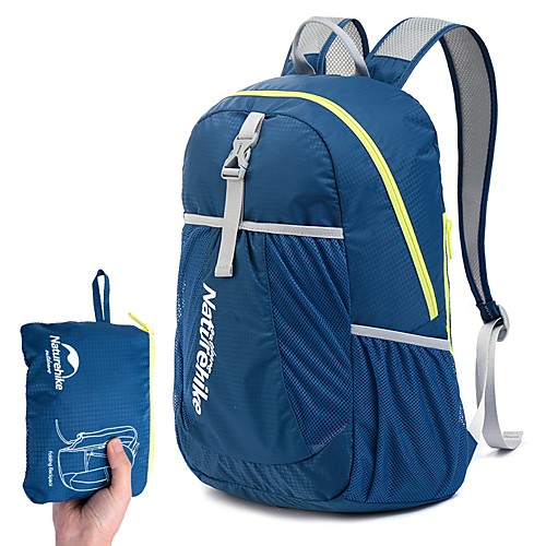 

22 L Lightweight Packable Backpack Daypack Lightweight Breathable Rain Waterproof Compact Outdoor Hiking Camping Running Nylon Sky Blue Green Dark Navy
