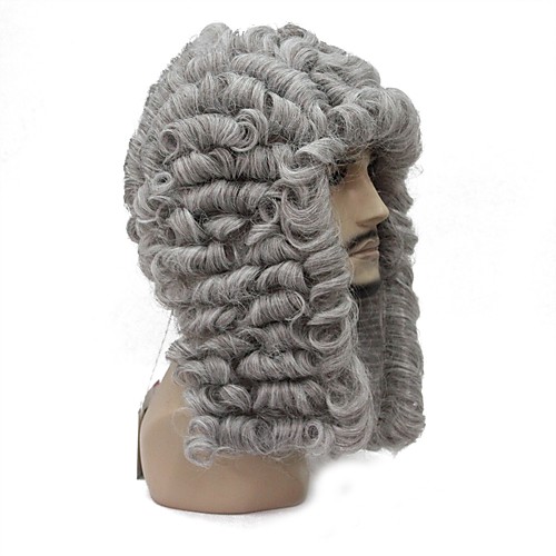 

Cosplay Costume Wig Cosplay Wig Wavy Middle Part Wig Medium Length Grey Synthetic Hair Men's Synthetic Gray StrongBeauty