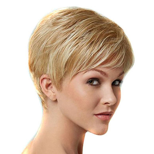 

Synthetic Wig Straight Short Bob Wig Blonde Short Blonde Synthetic Hair 6 inch Women's Women African American Wig With Bangs Blonde