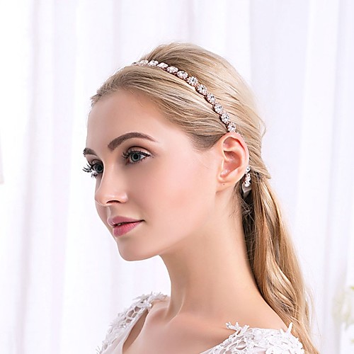 

Alloy Headbands with Rhinestone 1pc Wedding / Party / Evening Headpiece