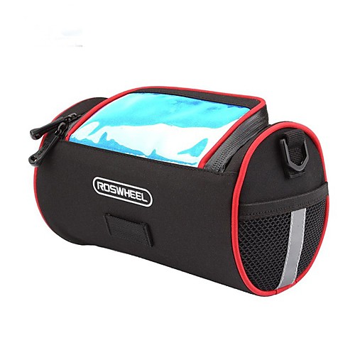 

Bike Handlebar Bag 5.5 inch Reflective Strips Cycling for iPhone 8 Plus / 7 Plus / 6S Plus / 6 Plus Black Bike / Cycling / 600D Polyester